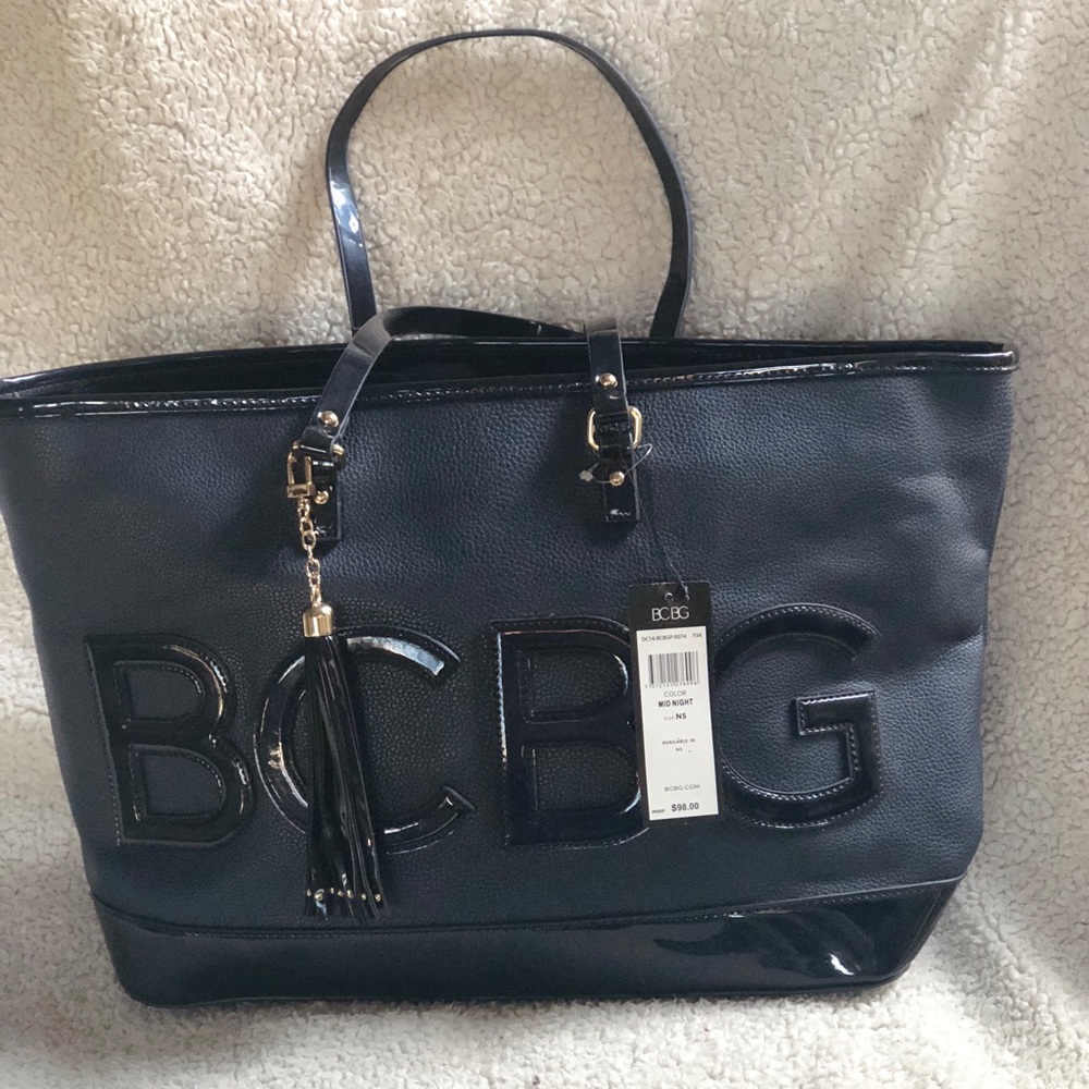 NWT Navy BCBG Handbag/tote